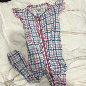 GUC Birdie Bean sleeveless ruffled zippy 2T